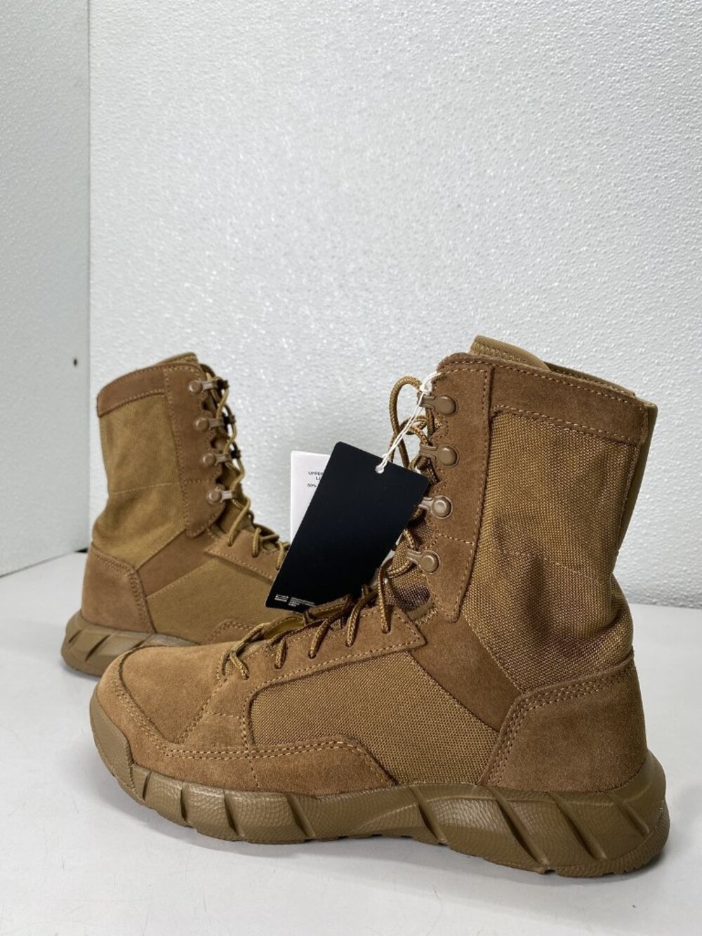 Oakley Mens Light Assault 2 Suede Lace-Up Canvas Tactical Boots Size 6 Coyote